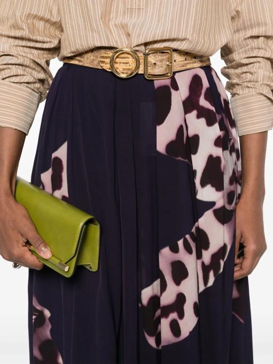 25SS 드리스 반 노튼 미디 스커트 2510108201015 NAVY 509 - DRIES VAN NOTEN