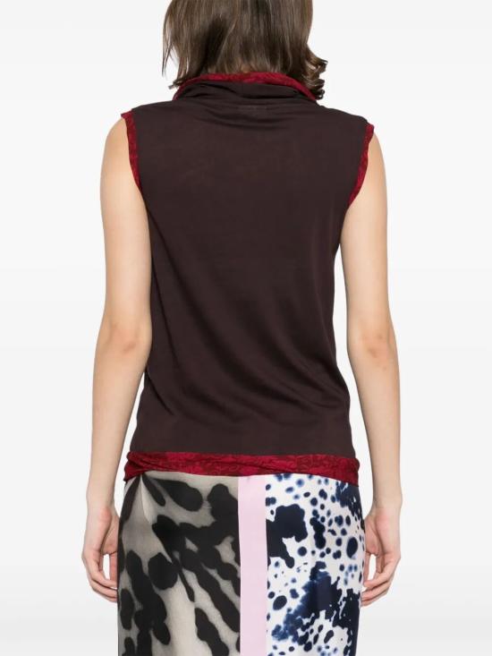 25SS 드리스 반 노튼 스웨터 2510111241630 BURGUNDY 358 - DRIES VAN NOTEN