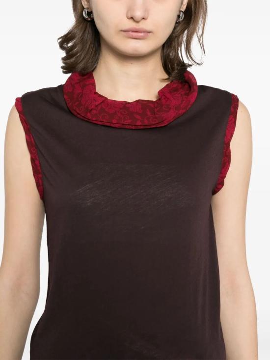 25SS 드리스 반 노튼 스웨터 2510111241630 BURGUNDY 358 - DRIES VAN NOTEN
