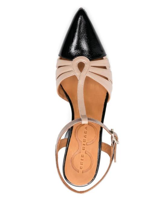 25SS 치에 미하라 힐/펌프스 LOYE NEGRO TAN DALI - CHIE MIHARA