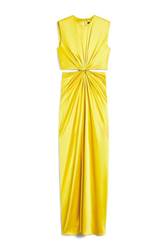 25SS 막스마라 미디 원피스 2511221024600 010 Yellow