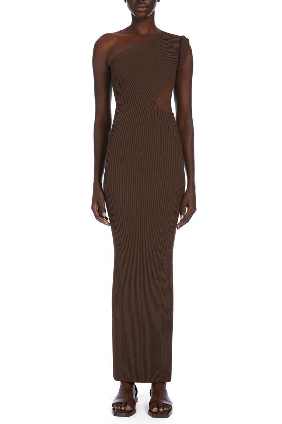 25SS 막스마라 롱 원피스 2511321133600 010 Brown - MAX MARA