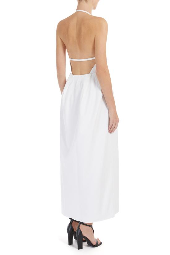 25SS 막스마라 미디 원피스 2511221493600 001 White - MAX MARA