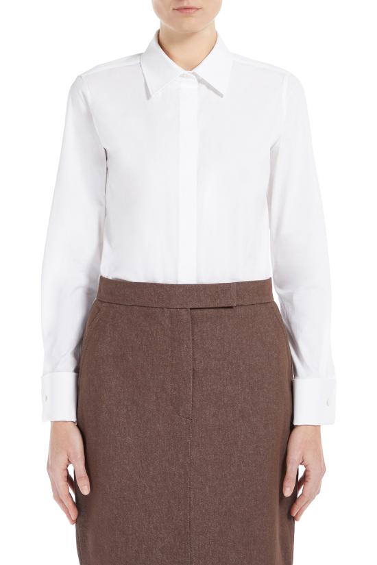 25SS 막스마라 블라우스 2511111453600 001 White - MAX MARA