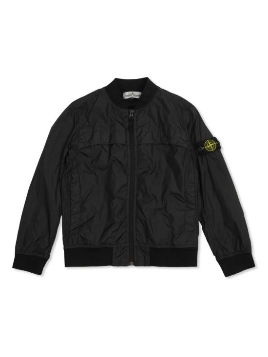 25SS [키즈] 스톤 아일랜드 캐주얼 자켓 K1S164100003 S0033V0029 Black - STONE ISLAND