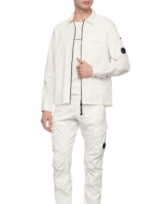 25SS 씨피 컴퍼니 자켓 18CMOS124A110143G103 GAUZE WHITE DOM - C.P. COMPANY