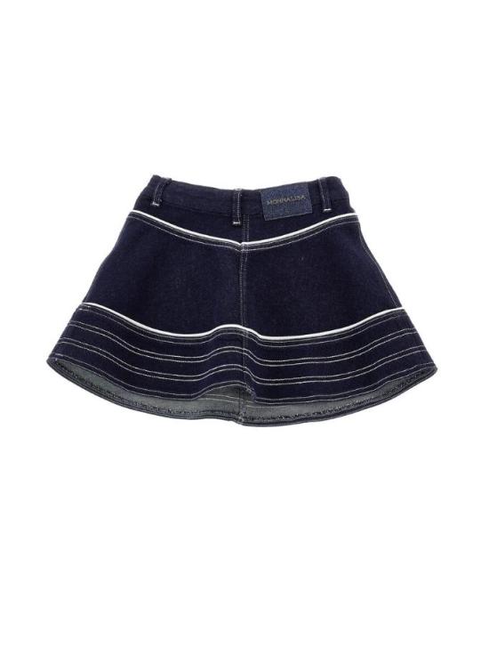 25SS [키즈] 모나리자 스커트 19E701 5021 0056 Blue - MONNALISA