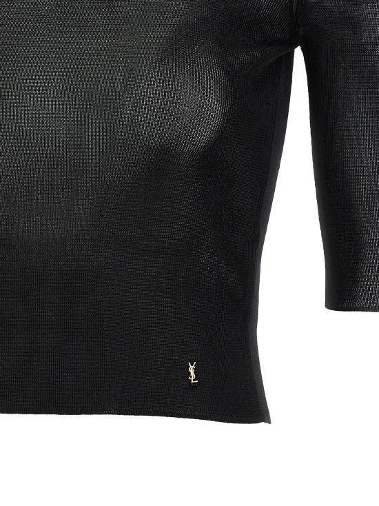 25SS 생로랑 탑 819910Y75WA1000 Black - SAINT LAURENT