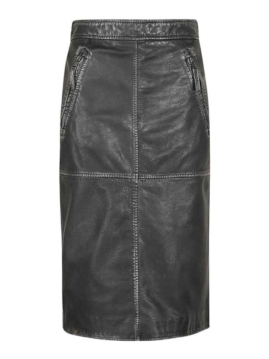 25FW 파로쉬 미디 스커트 D620693813 Black