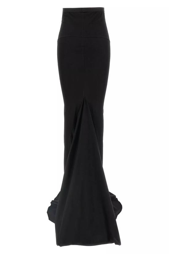 25SS 릭 오웬스 롱 스커트 RO01E7378JA 09 Black - RICK OWENS