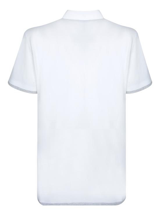 26SS 브루넬로 쿠치넬리 폴로 티셔츠 ME8543966 CT489 White - BRUNELLO CUCINELLI