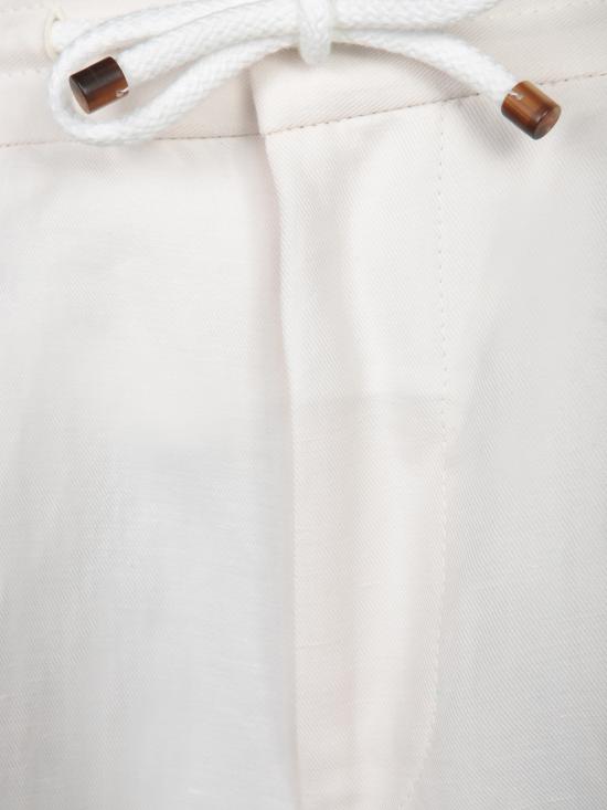 26SS 브루넬로 쿠치넬리 팬츠 MH255E1710 C2441 White - BRUNELLO CUCINELLI