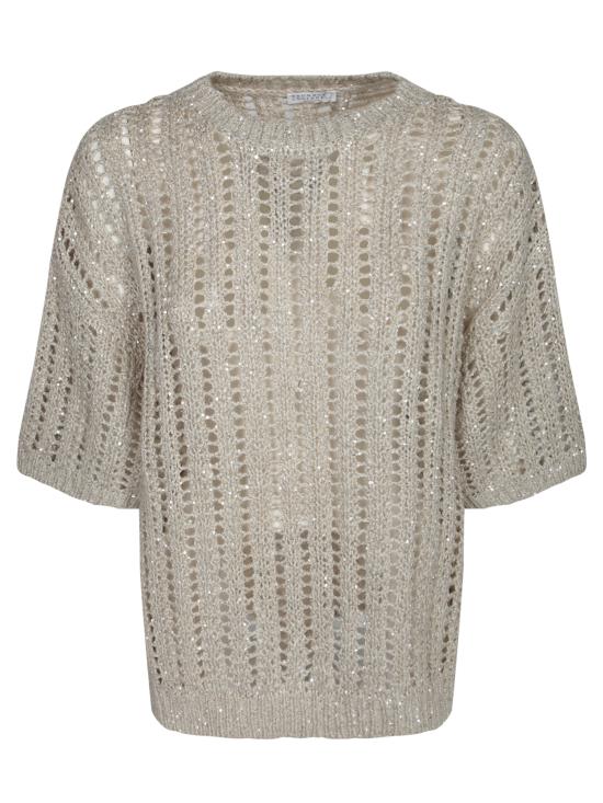 25SS 브루넬로 쿠치넬리 스웨터 MEA393120 CLY85 Brown