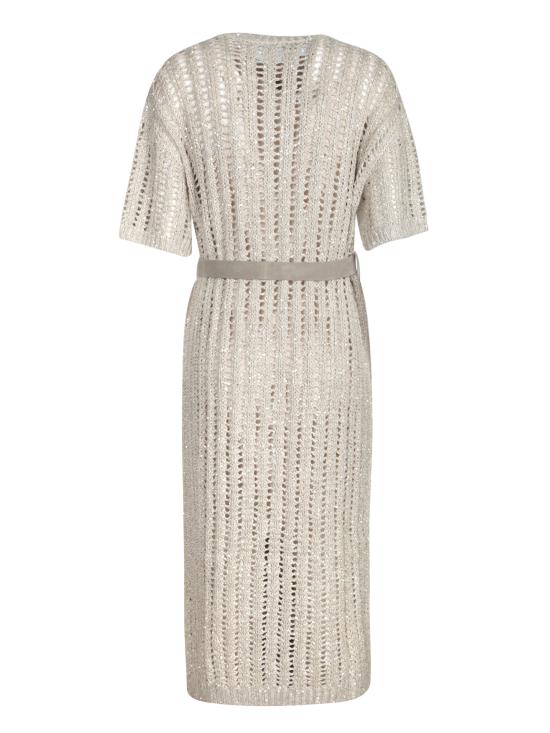 25SS 브루넬로 쿠치넬리 원피스 MEA393A90 CLY85 Beige - BRUNELLO CUCINELLI