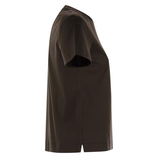 25SS 막스마라 반팔 티셔츠 2511971029600 DARK BROWN - MAX MARA