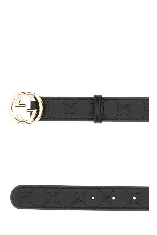 25SS 구찌 벨트 813008AAD5L 1000 BLACK - GUCCI