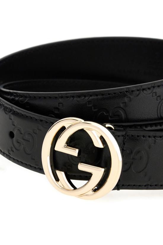 25SS 구찌 벨트 813008AAD5L 1000 BLACK - GUCCI