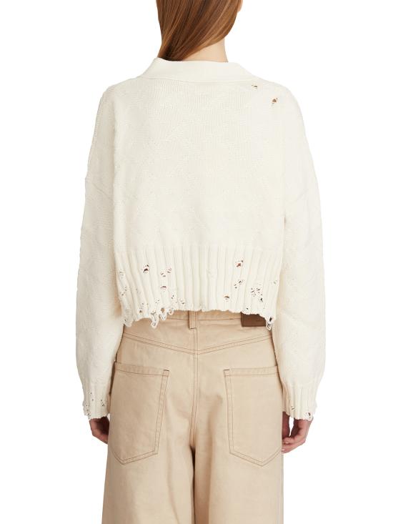 25SS 마르니 스웨터 LCDMD0403A0UFC65800W01 Cream - MARNI