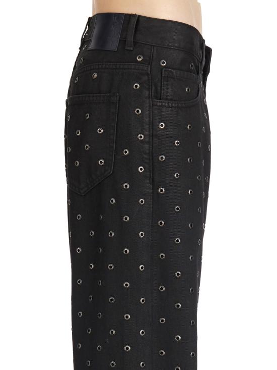 25SS 하이쿠레 데님 팬츠 LHEW03330DF173L0884 Black - HAIKURE