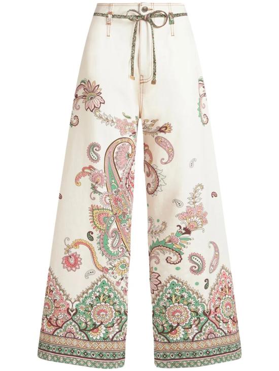 25SS 에트로 스트레이트 팬츠 WRNB0006 AK771X0802 White