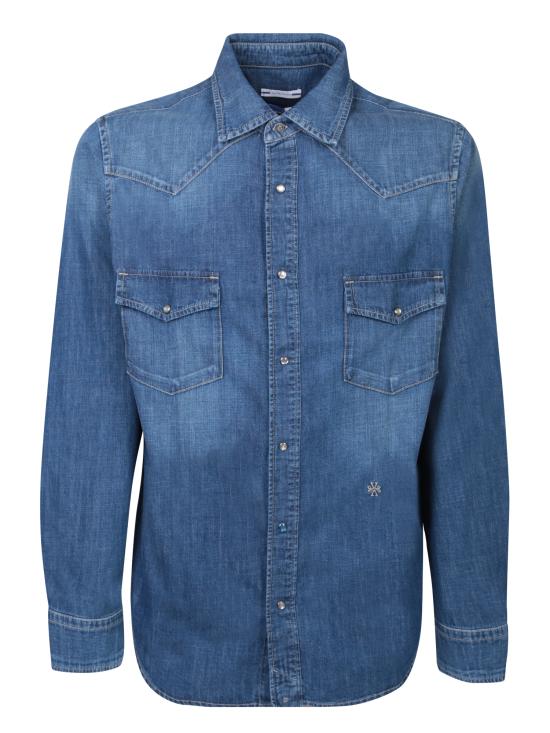 24FW 야콥코헨 데님 셔츠 UC002 T9734 128D Blue