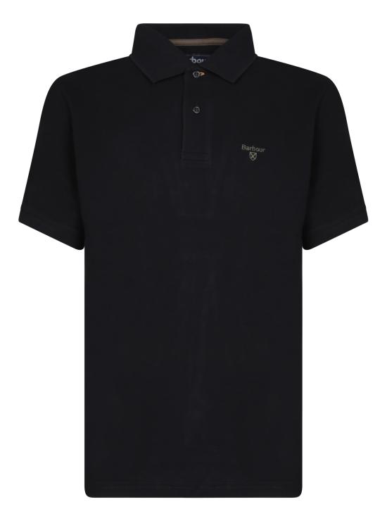 26SS 바버 폴로 티셔츠 MML1367 MML BK31 Black