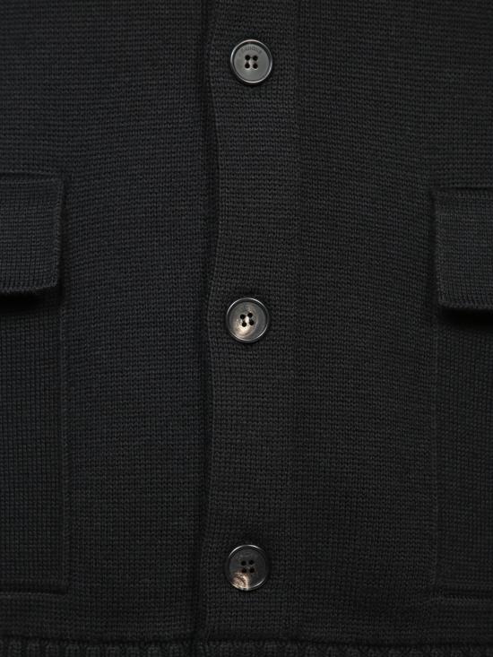 25FW 자노네 가디건 810110 ZN231 Z0015 Black - ZANONE