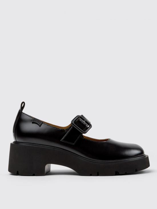 25FW 캠퍼 MILAH 밀라 레더 메리제인  K201681 001 MILAH 0 Black