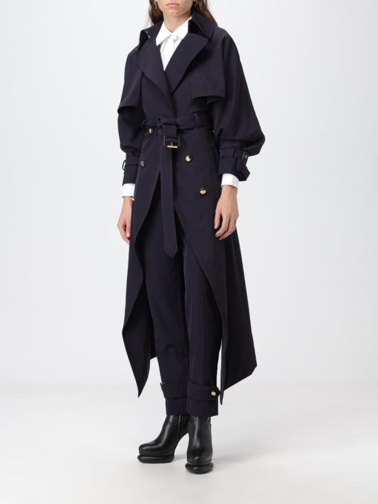 25FW 알렉산더 맥퀸 스트레이트 팬츠 754576QJACF 4100 Navy - ALEXANDER MCQUEEN