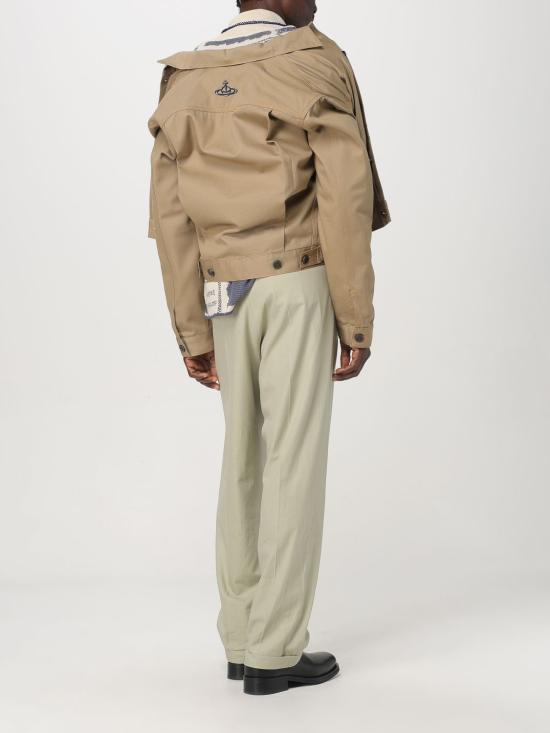 25SS 비비안웨스트우드 긴팔 티셔츠 2701002KY003I K408 Beige - VIVIENNE WESTWOOD