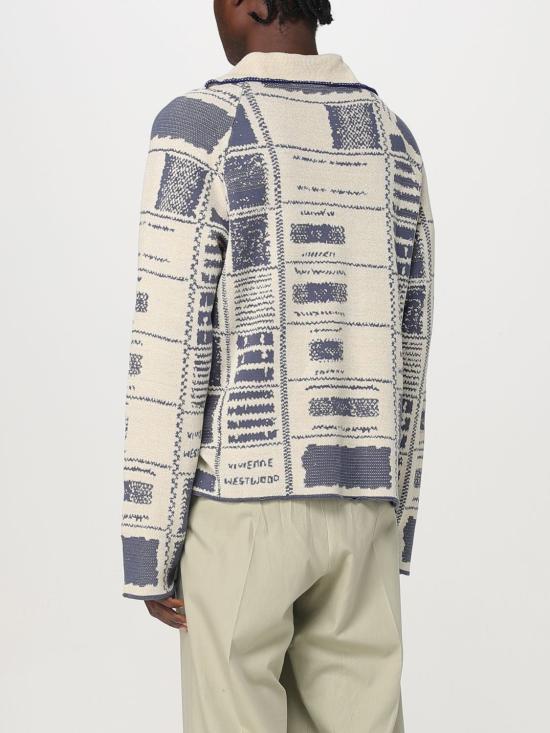 25SS 비비안웨스트우드 긴팔 티셔츠 2701002KY003I K408 Beige - VIVIENNE WESTWOOD