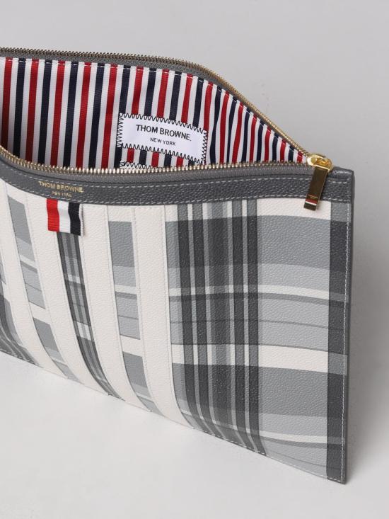  톰브라운 브리프케이스 MAC155AL0041 980 Grey - THOM BROWNE