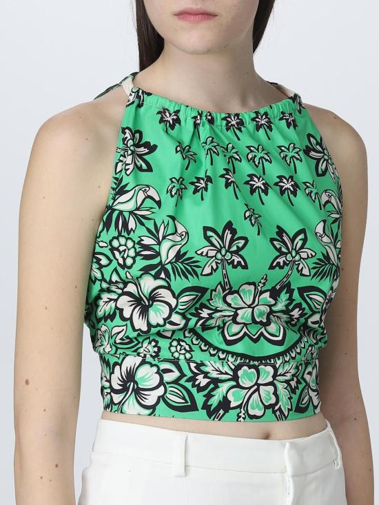  레드발렌티노 민소매 티셔츠 2R0AED906SM 505 Green - RED VALENTINO