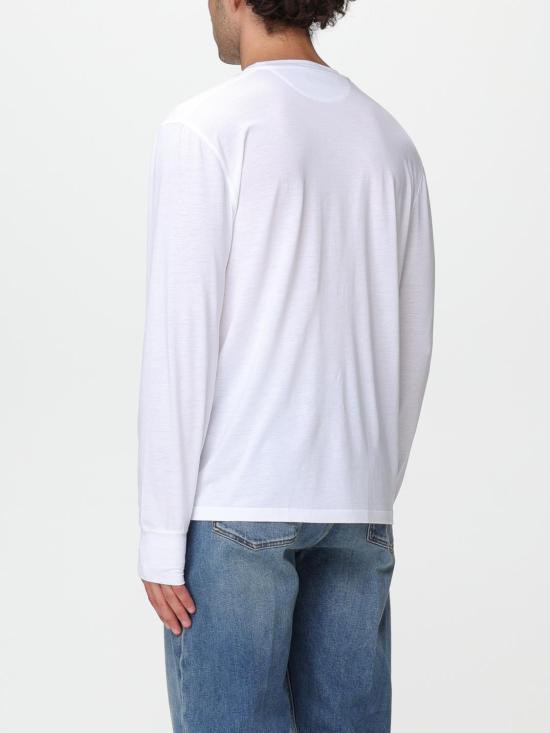 25FW 톰포드 긴팔 티셔츠 JCL006JMT002S23 AW002 White - TOMFORD