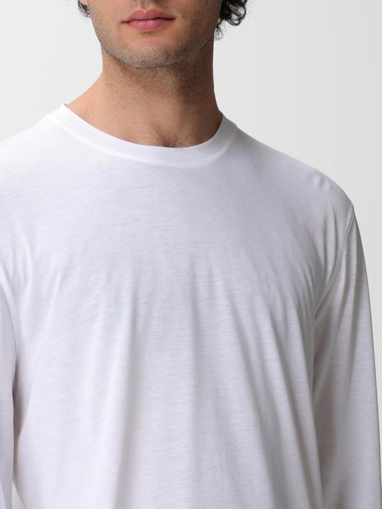 25FW 톰포드 긴팔 티셔츠 JCL006JMT002S23 AW002 White - TOMFORD