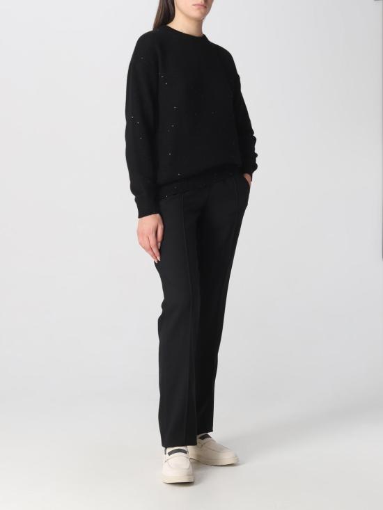  브루넬로 쿠치넬리 팬츠 MP549P8356 C101 Black - BRUNELLO CUCINELLI