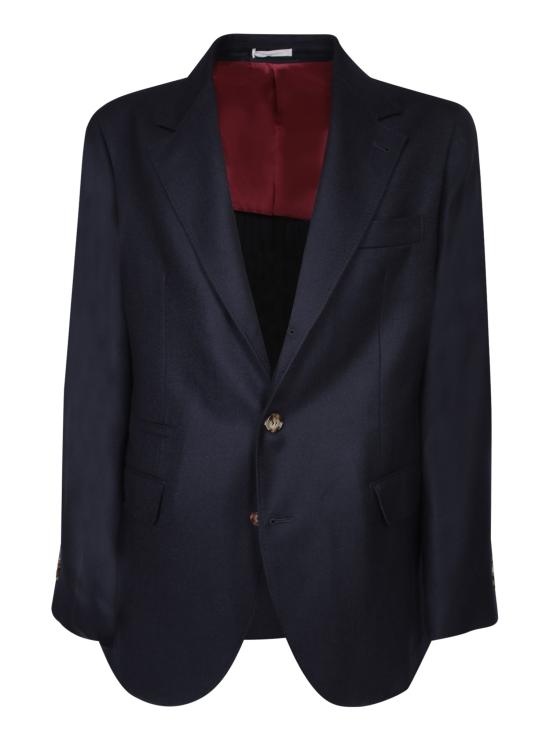 25FW 브루넬로 쿠치넬리 수트 자켓 MY4477BTD C007 Blue