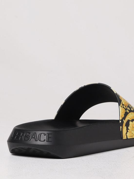 25FW 베르사체 뮬/슬리퍼 10087341A06250 5B000 Black - VERSACE
