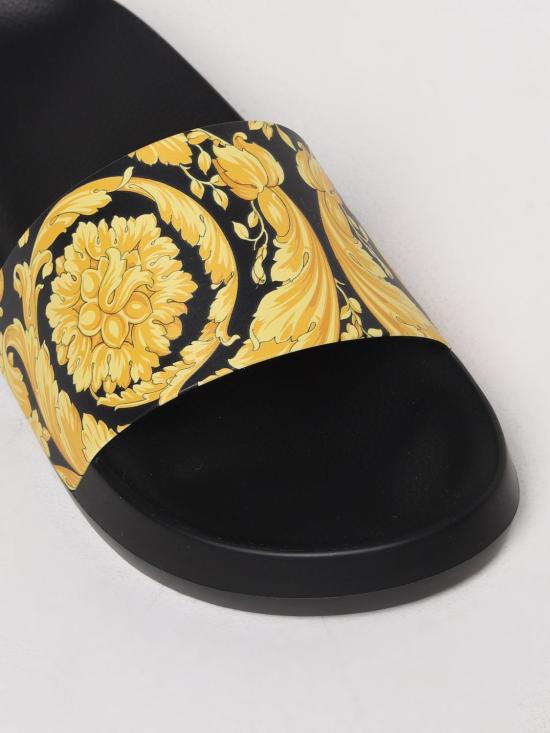 25FW 베르사체 뮬/슬리퍼 10087341A06250 5B000 Black - VERSACE