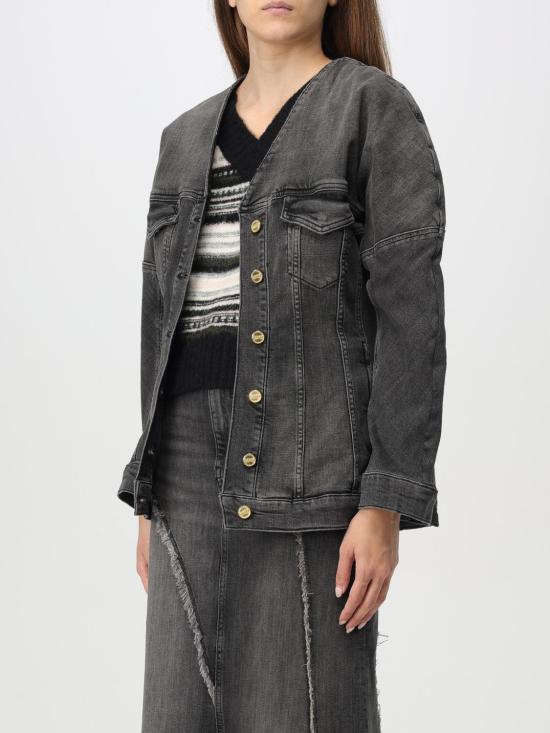 24FW 가니 자켓 J1529 006 Black - GANNI