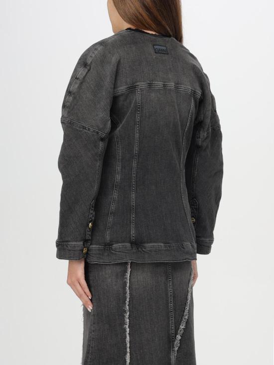 24FW 가니 자켓 J1529 006 Black - GANNI