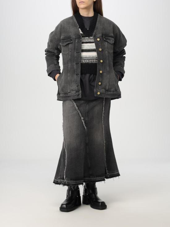 24FW 가니 자켓 J1529 006 Black - GANNI