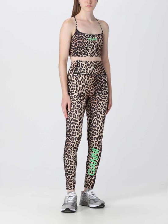  가니 민소매 티셔츠 T3489 943 Beige - GANNI