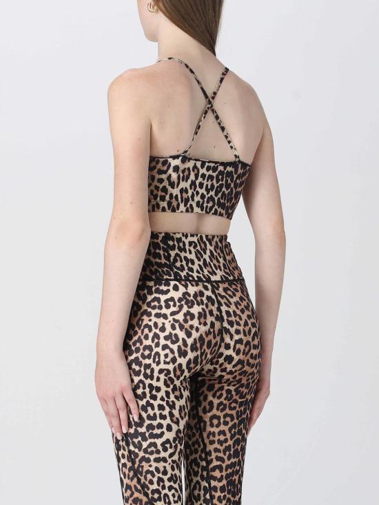  가니 민소매 티셔츠 T3489 943 Beige - GANNI