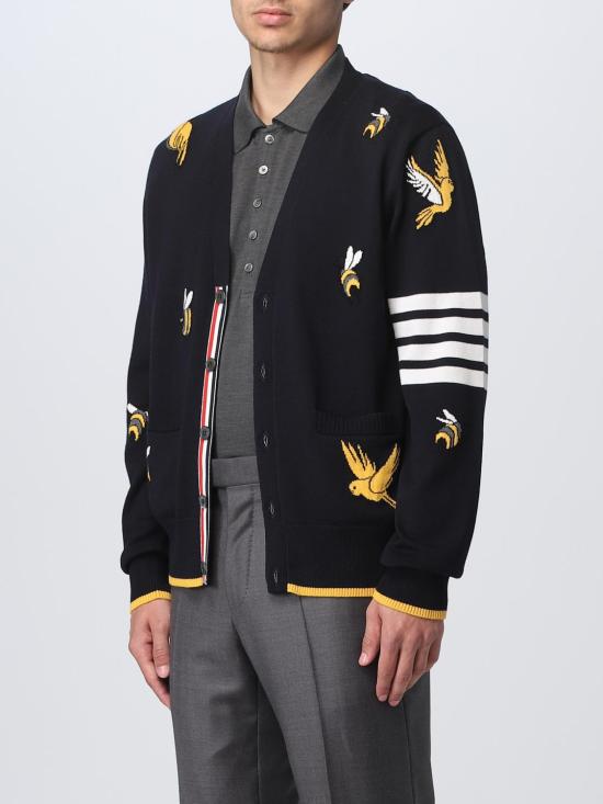  톰브라운 가디건 MKC451AY1002 415 Blue - THOM BROWNE