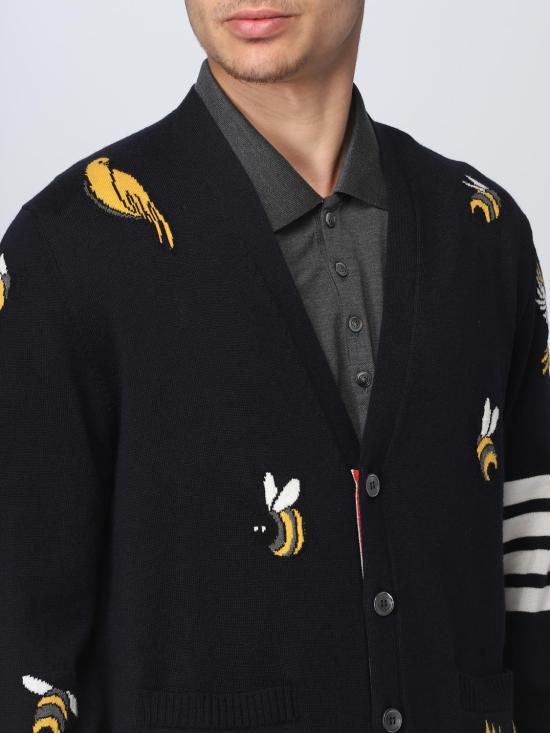  톰브라운 가디건 MKC451AY1002 415 Blue - THOM BROWNE