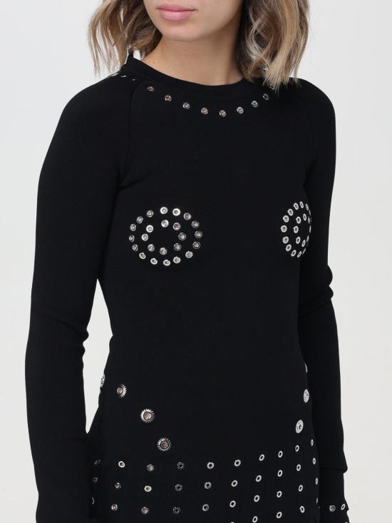 25FW 오프화이트 숏 원피스 OWHI110F23KNI001 1000 Black - OFF WHITE