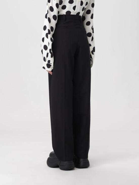 25FW 마르니 스트레이트 팬츠 PAMA0449U0TW839 00N99 Black - MARNI