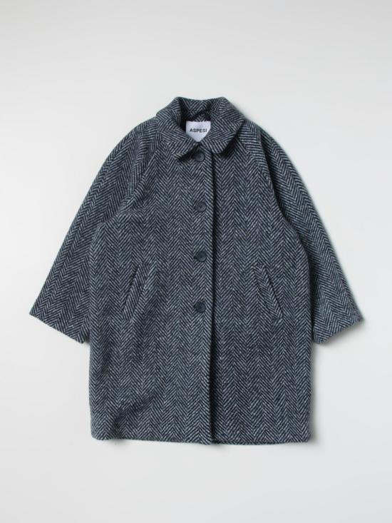 25FW [키즈] 아스페시 코트 F22003GPW0055 495 Blue