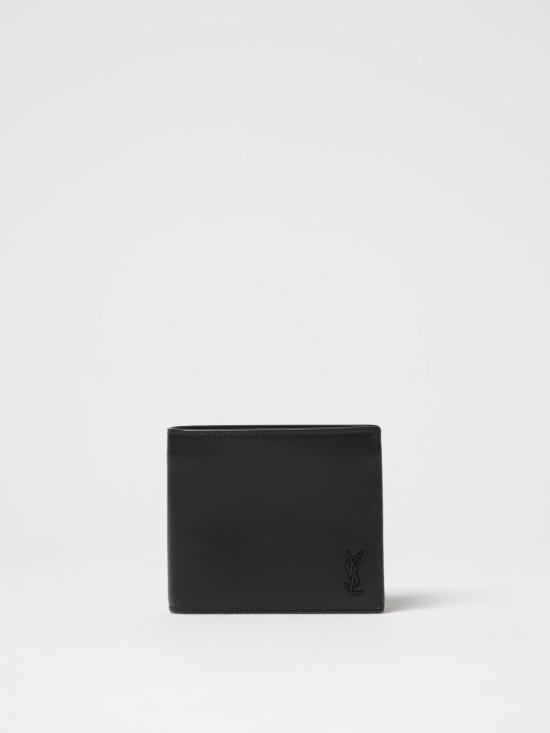25FW 생로랑 타이니 모노그램 반지갑 6077271JB0U 1000 Black